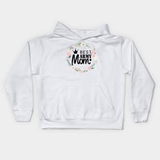 Cool Best Army Mom Kids Hoodie